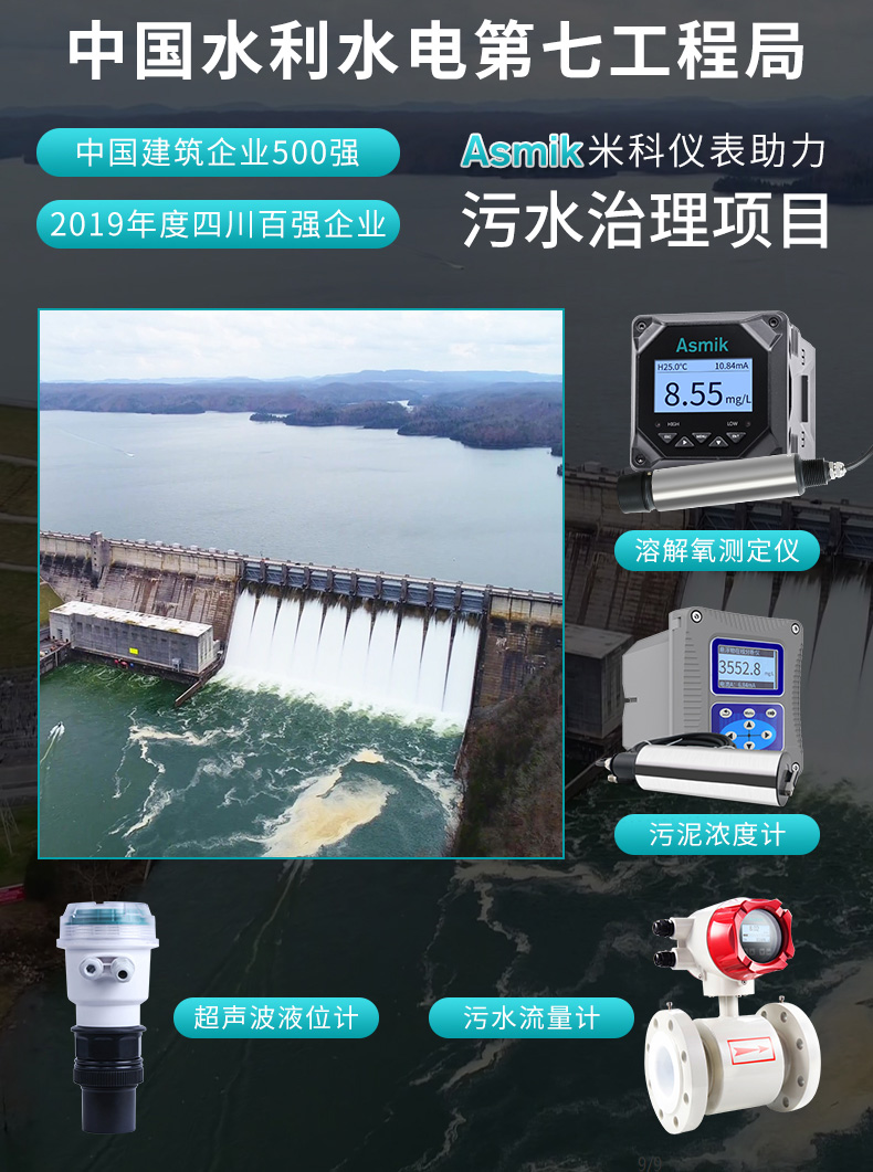 米科MIK-DM2800膜法溶氧仪中国水利第七局案例